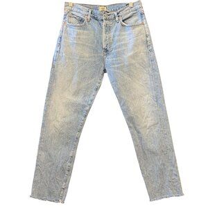 Citizens Of Humanity Liya Jeans Womens 27 Blue Denim High Rise Classic Crop